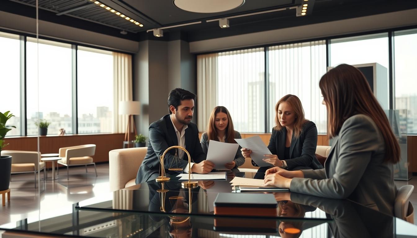 Business agreement signing